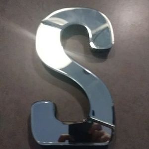 A mirrored monagram s